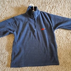 Light blue gray ish sweater with pockets medium size